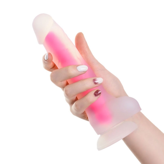 Фаллос Glow Beyond, розовый