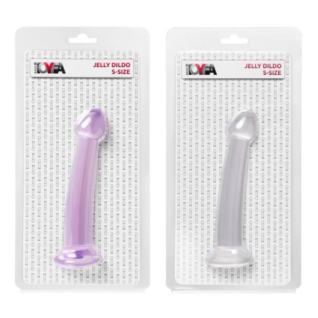 Прозрачный дилдо ToyFa Jelly Dildo S