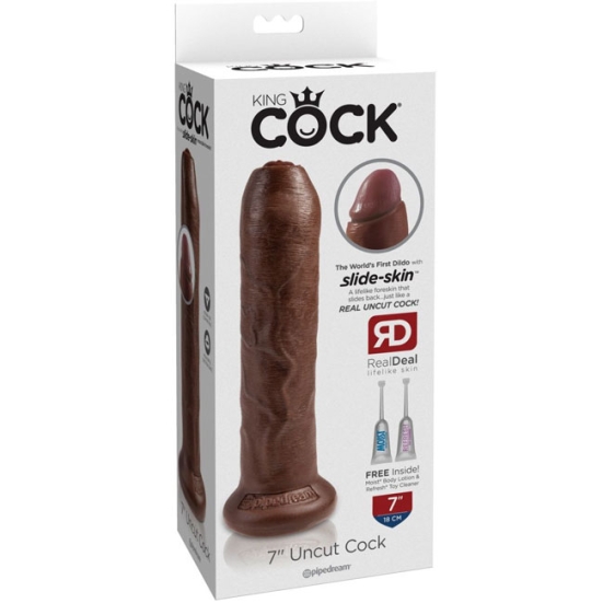 Фаллос King Cock 7&quot; Uncut, Pipedream