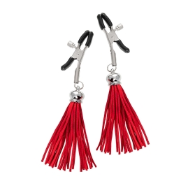 Зажимы на соски «Прищепки» с кисточками из замши