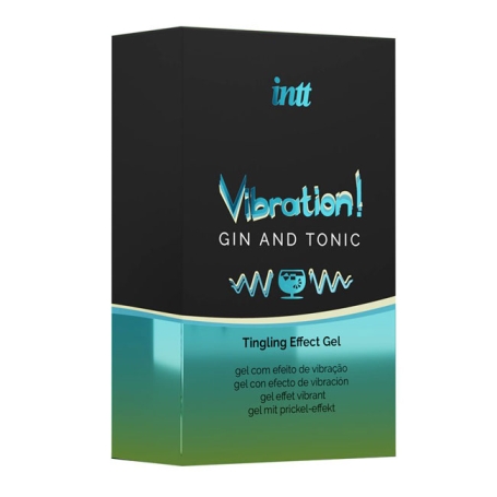 Возбуждающий гель INTT Vibration! Gin &amp; Tonic